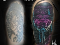Змея, cover-up